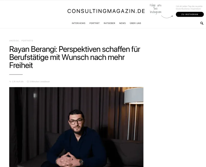 Artikel: Consulting Magazin