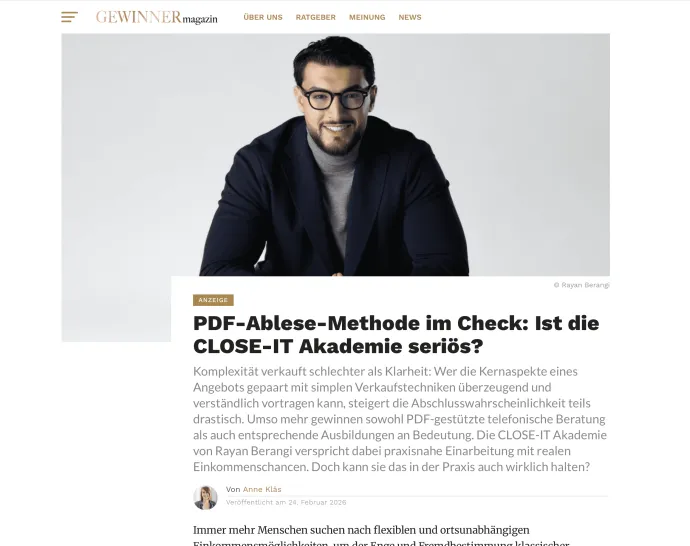 Artikel: Gewinner Magazin