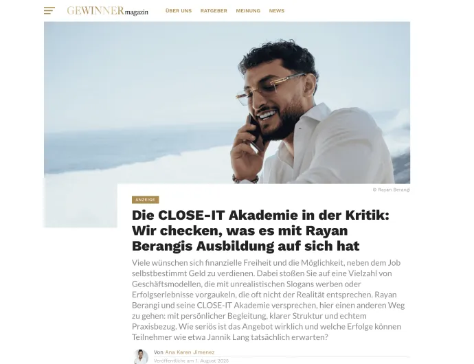 Artikel: Gewinner Magazin
